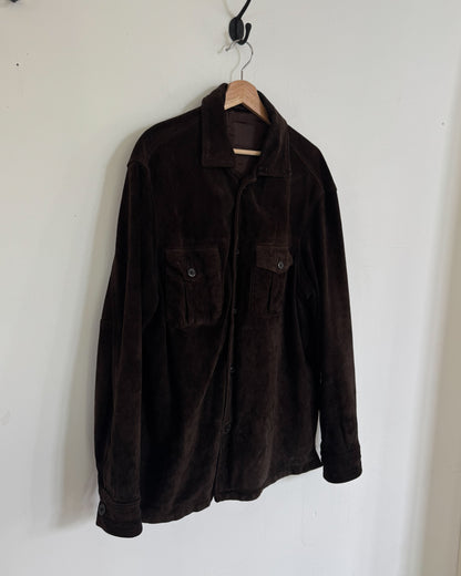 Suede Shirt Jacket