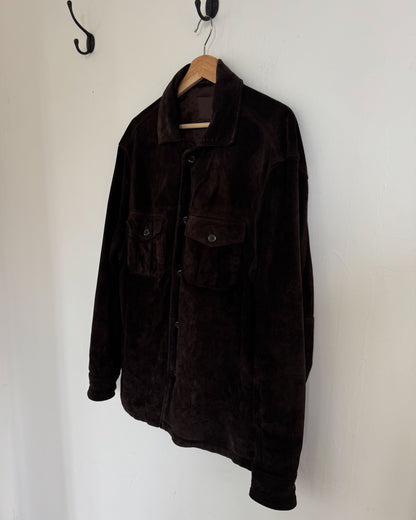 Suede Shirt Jacket