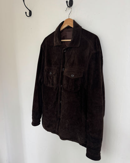 Suede Shirt Jacket
