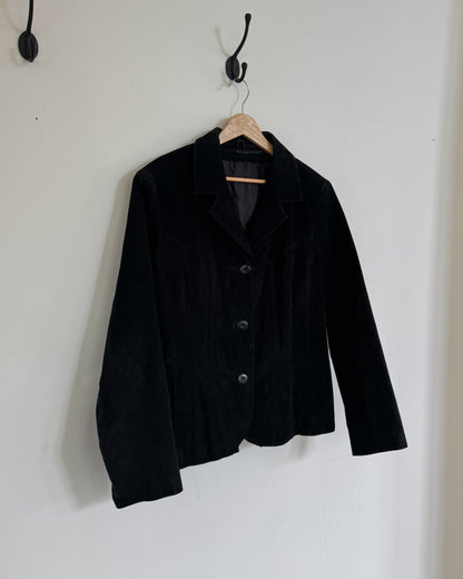 Suede Crop Jacket